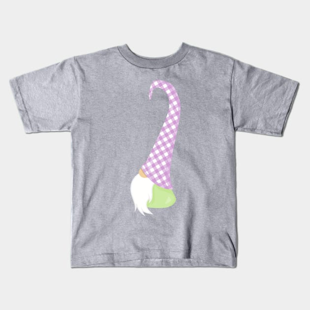 Cute Gnome, Little Gnome, Garden Gnome, Hat, Beard Kids T-Shirt by Jelena Dunčević